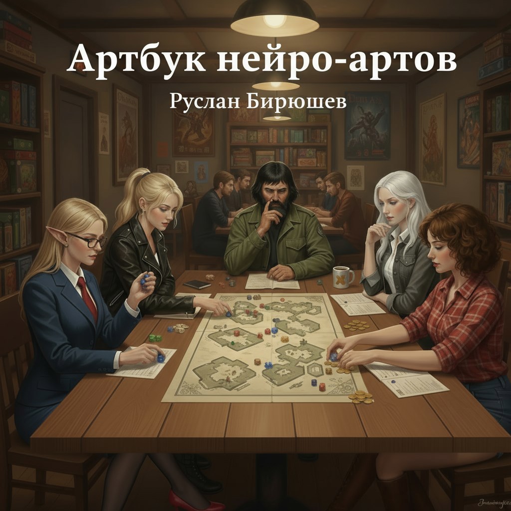Обложка произведения Артбук нейро-артов