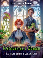 Обложка произведения Некромантка и Дракон. Тайный союз в Академии