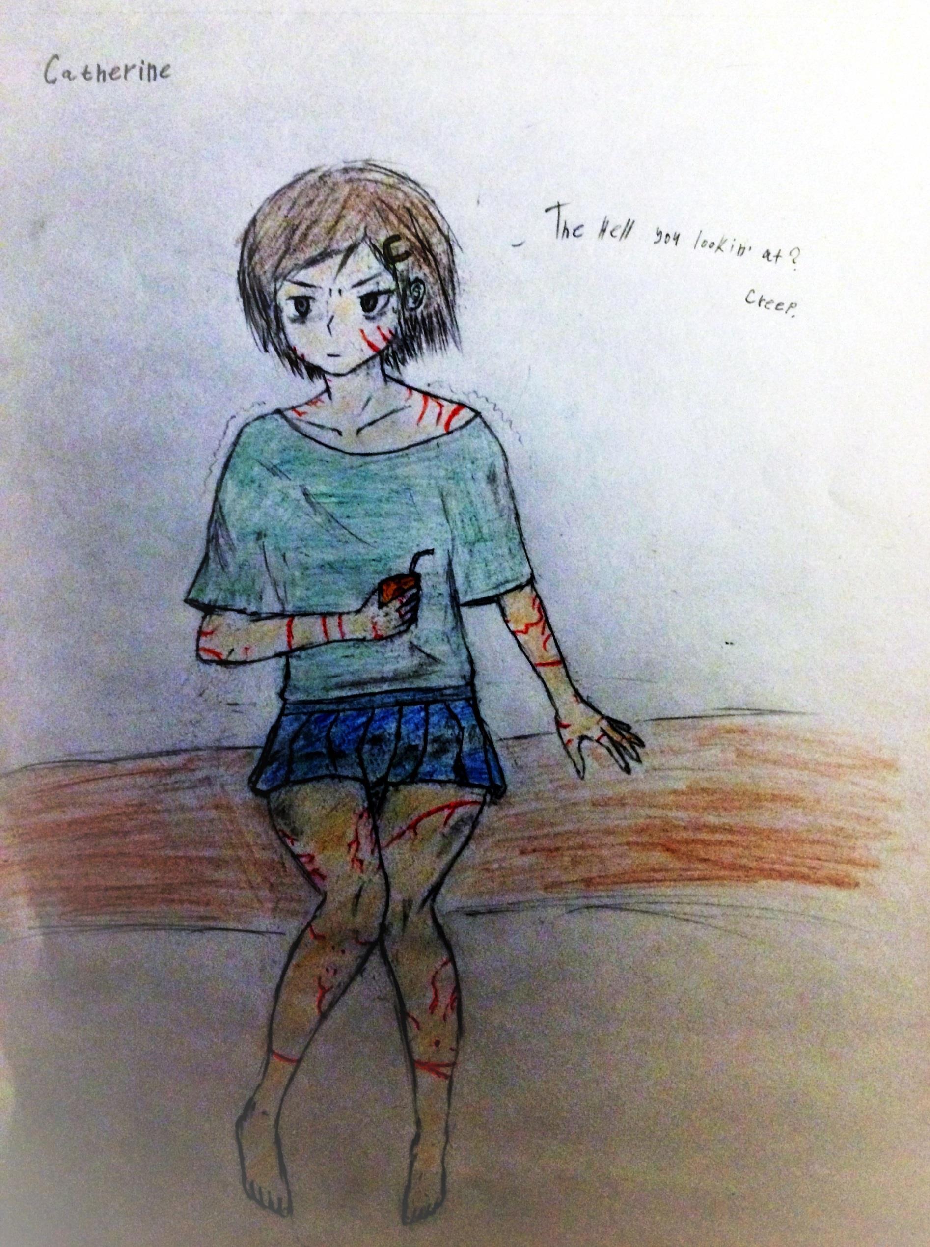 Fancy scars. The ugly ones is on the back