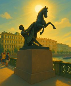 Аничков мост. Загадки...