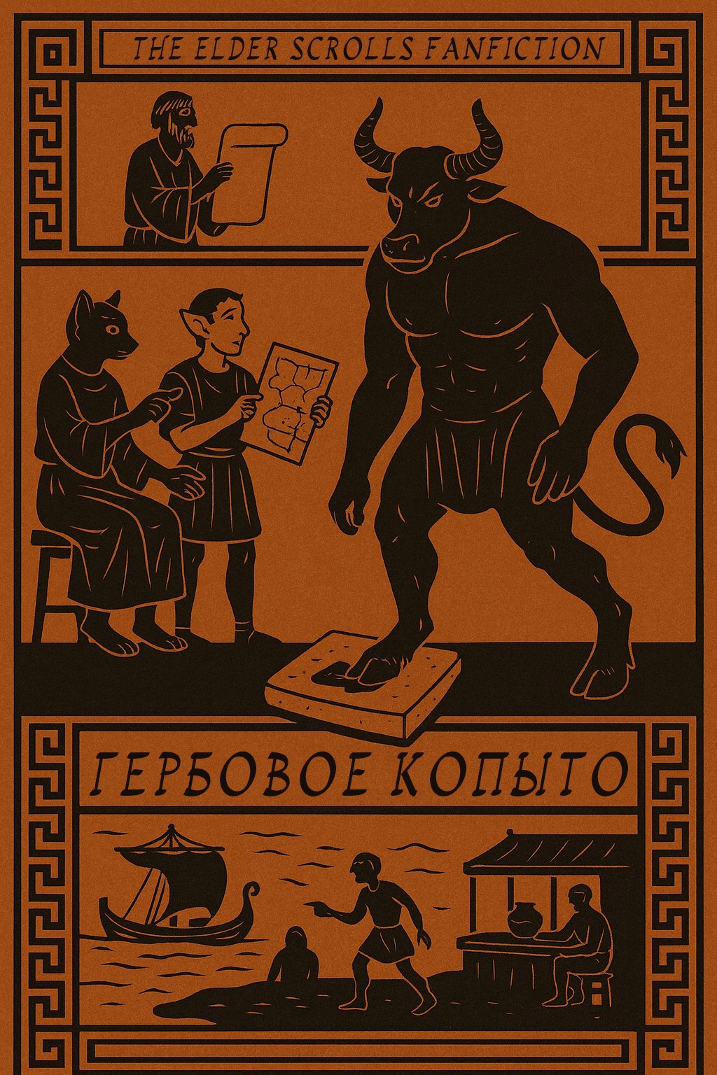 Обложка произведения The Elder Scrolls. Гербовое Копыто