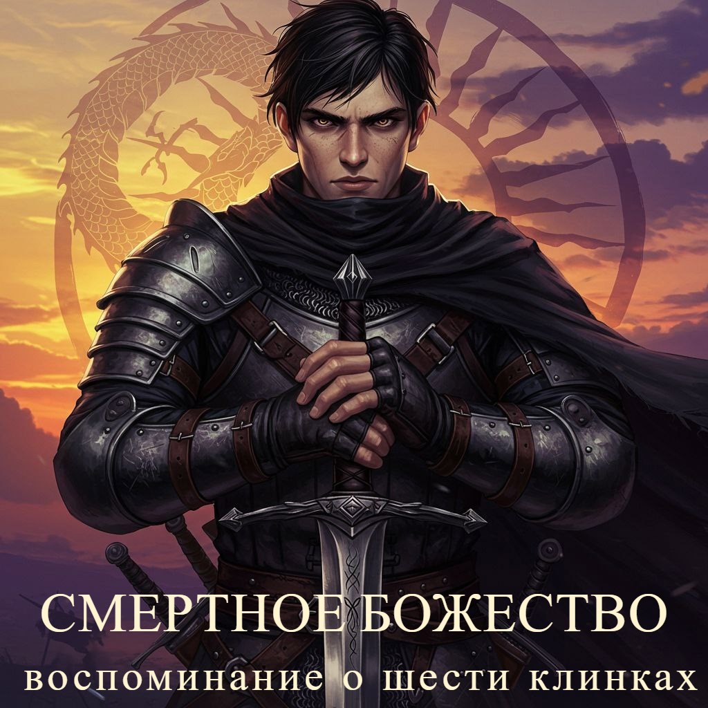 Обложка произведения Смертное божество: воспоминание о шести клинках