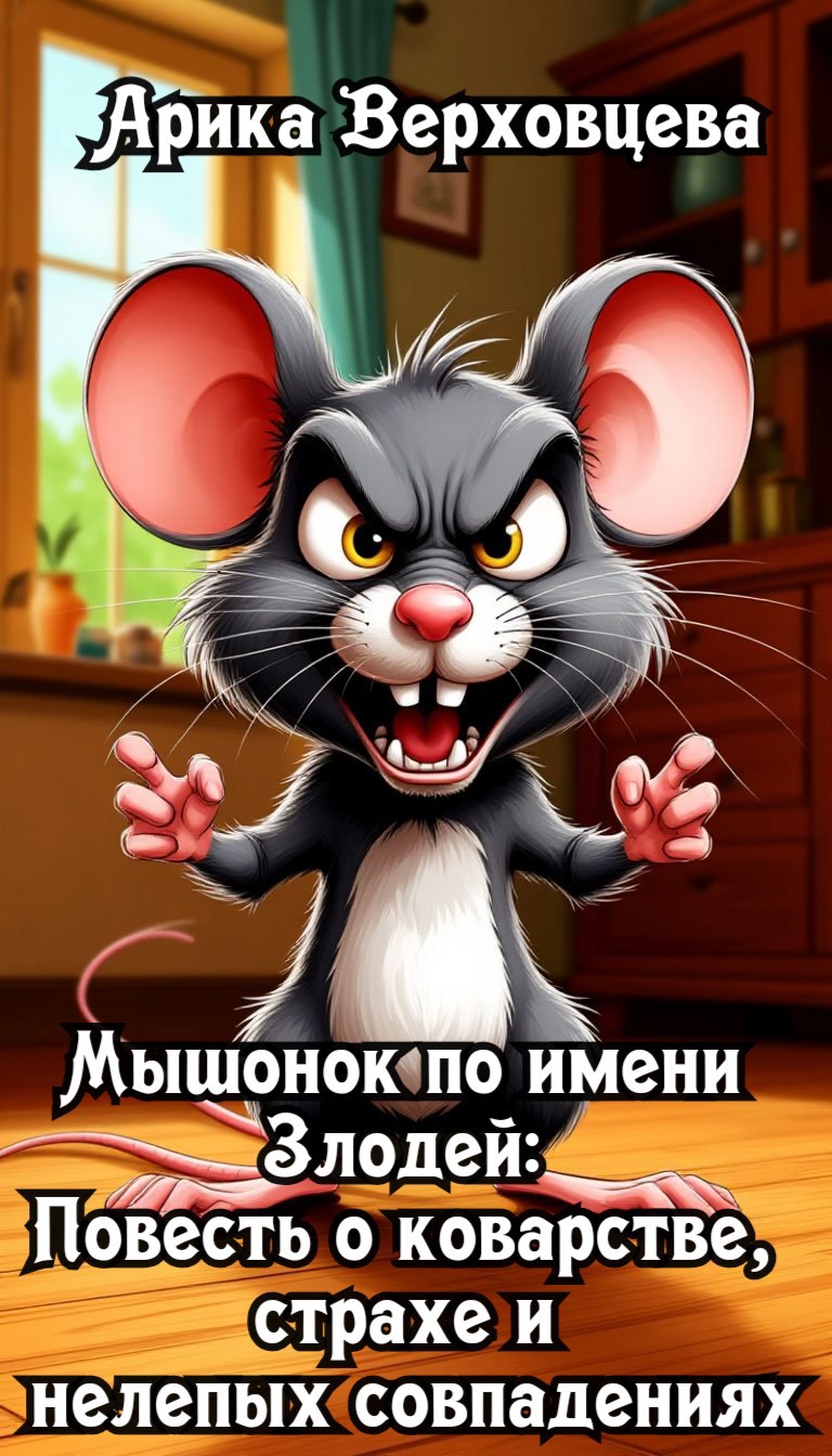 Обложка произведения Мышонок по имени Злодей: Повесть о коварстве, страхе и нелепых совпадениях
