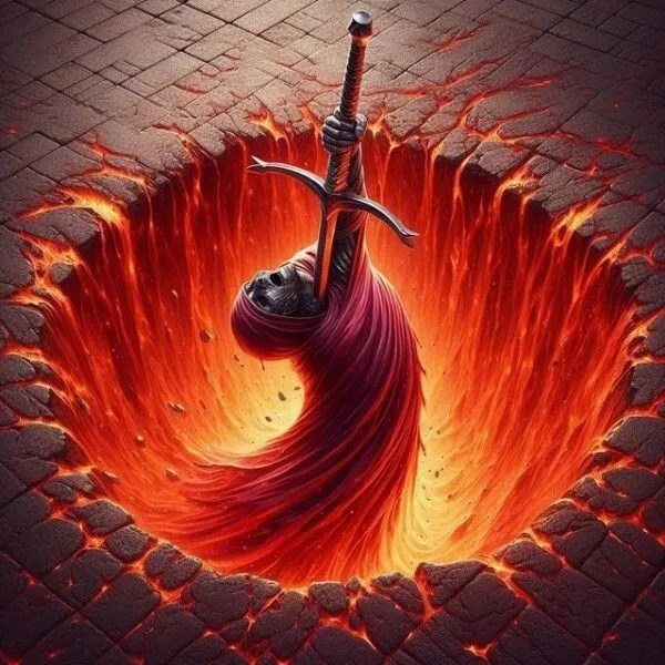 Обложка произведения Распятный Крест карающего Бога