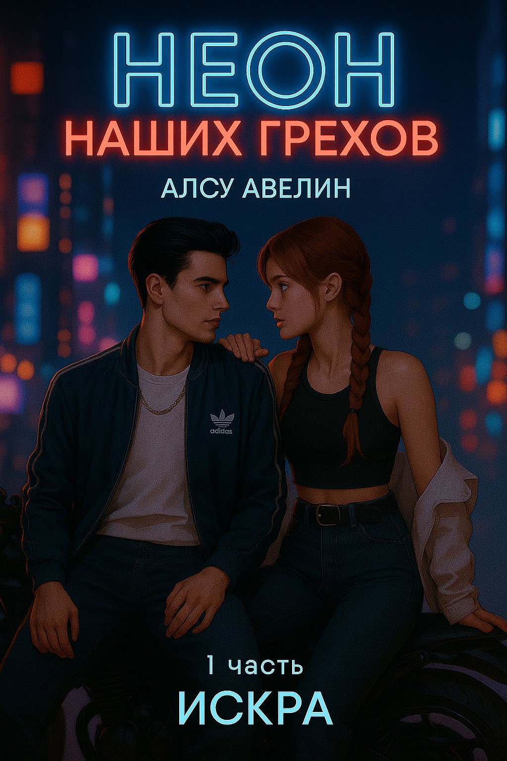 Обложка произведения Неон наших грехов. Книга 1 Искра.