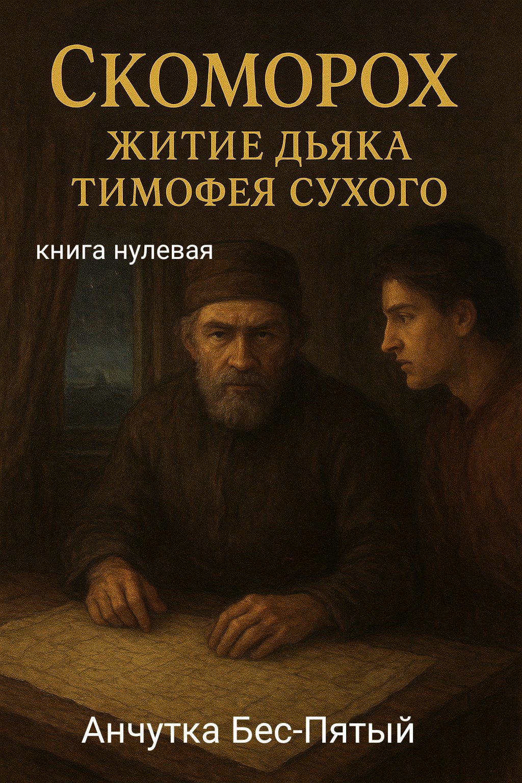 Обложка произведения Скоморох. Житие дьяка Тимофея Сухого