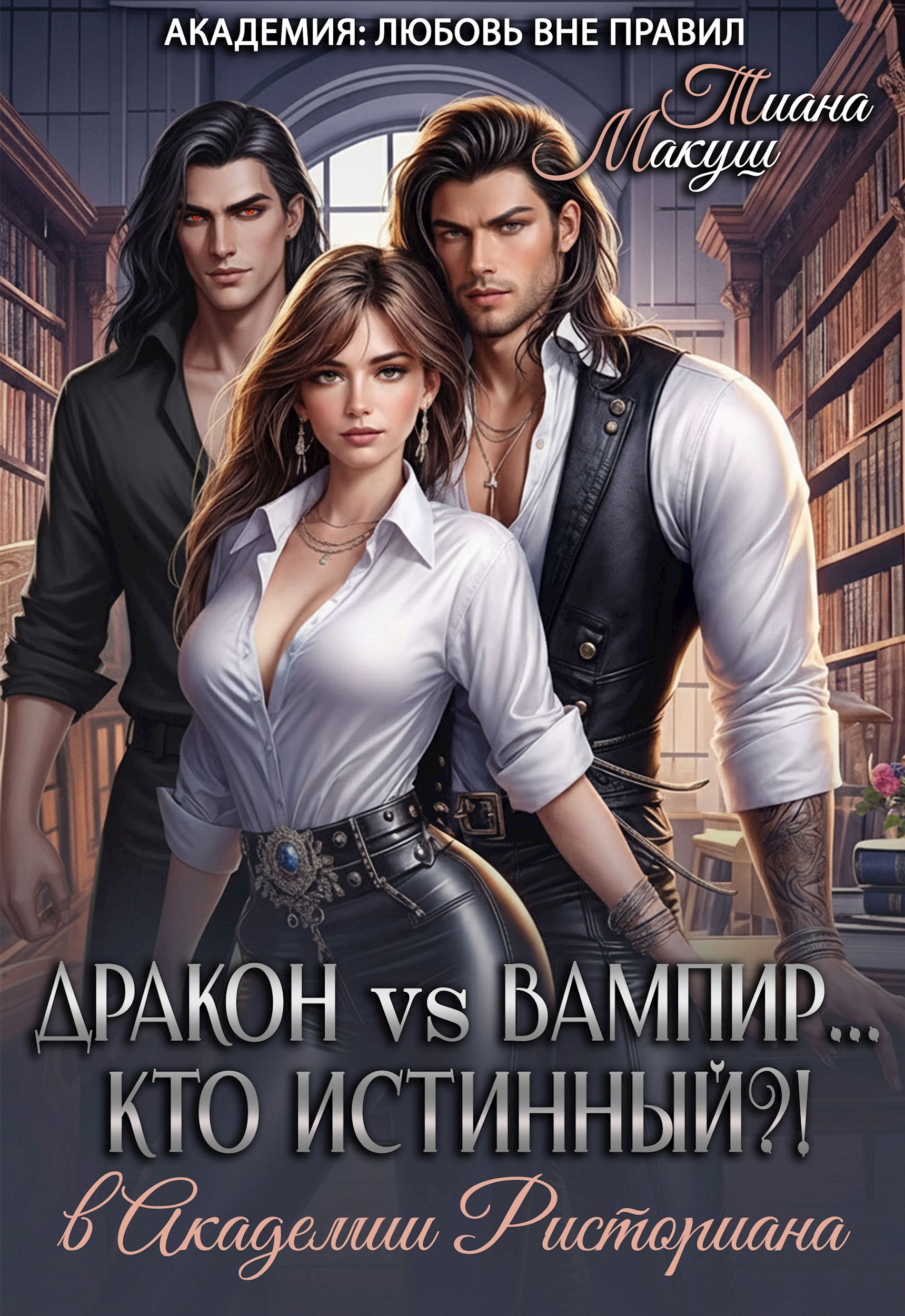 Обложка произведения Дракон vs Вампир... Кто истинный?!