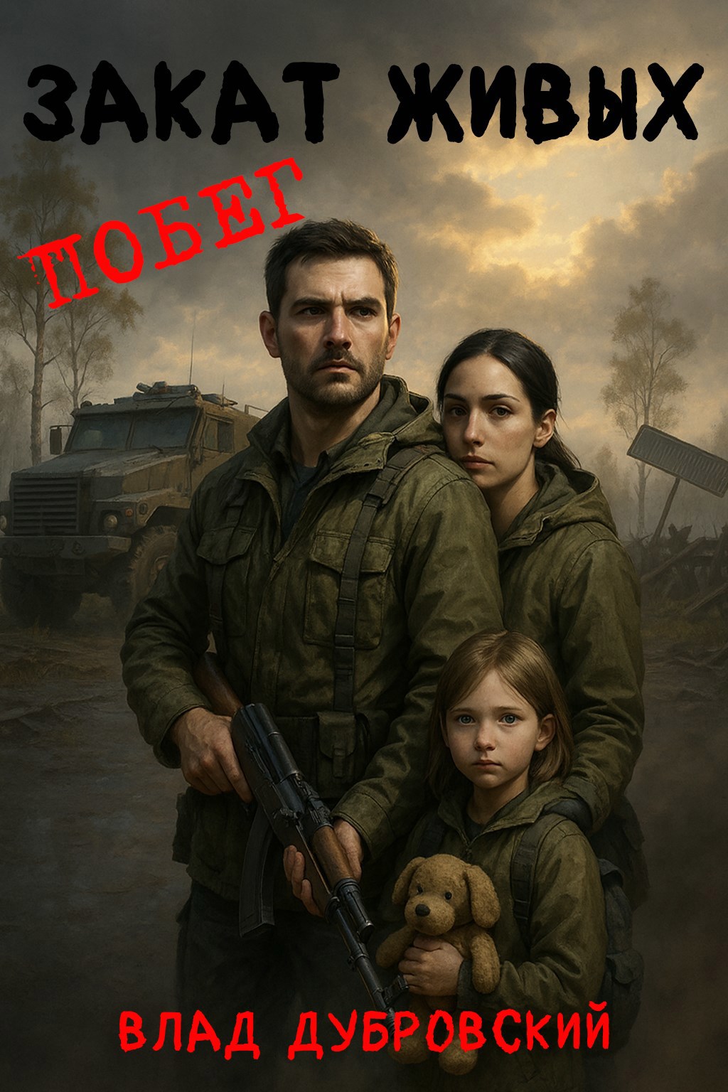 Обложка произведения Закат живых: Побег