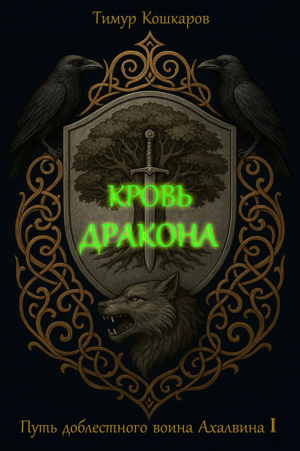 Обложка произведения Путь доблестного воина Ахалвина I. Кровь дракона.