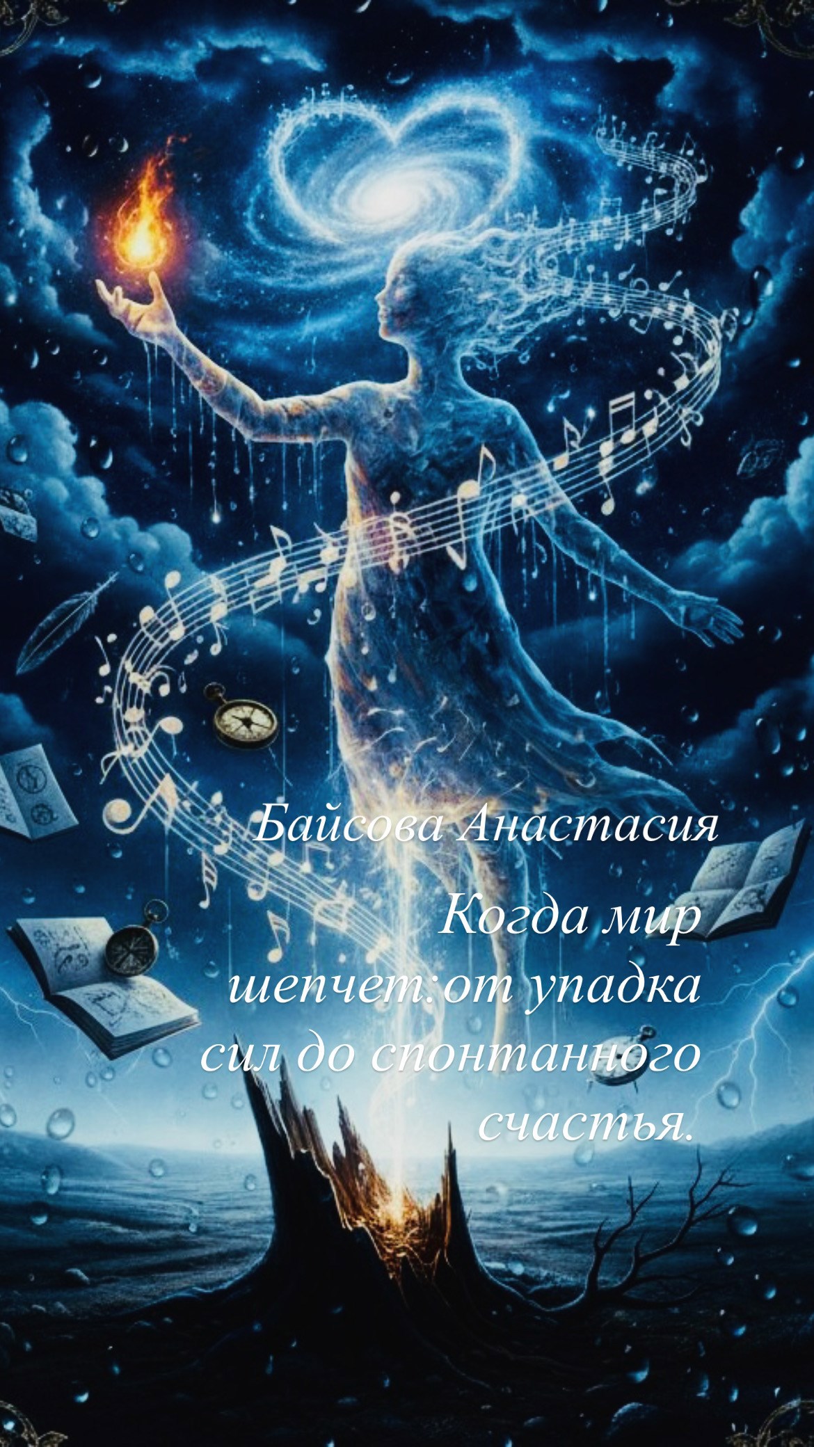Обложка произведения Когда мир шепчет: от упадка сил до спонтанного счастья.