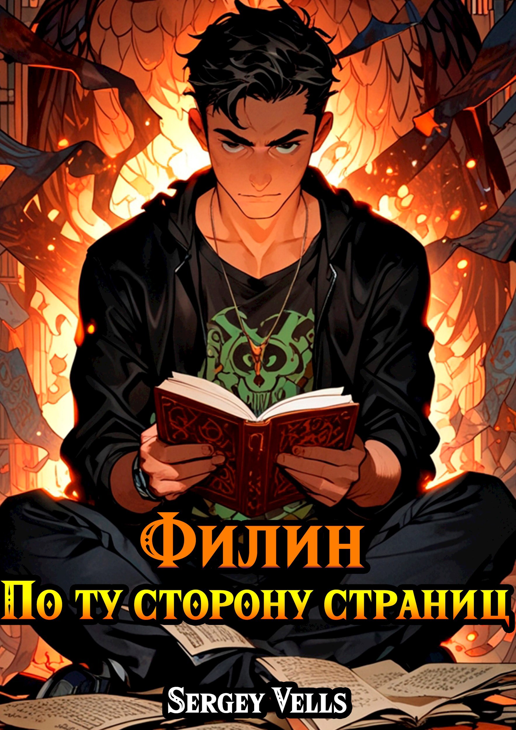 Обложка произведения Филин. по ту сторону страниц.