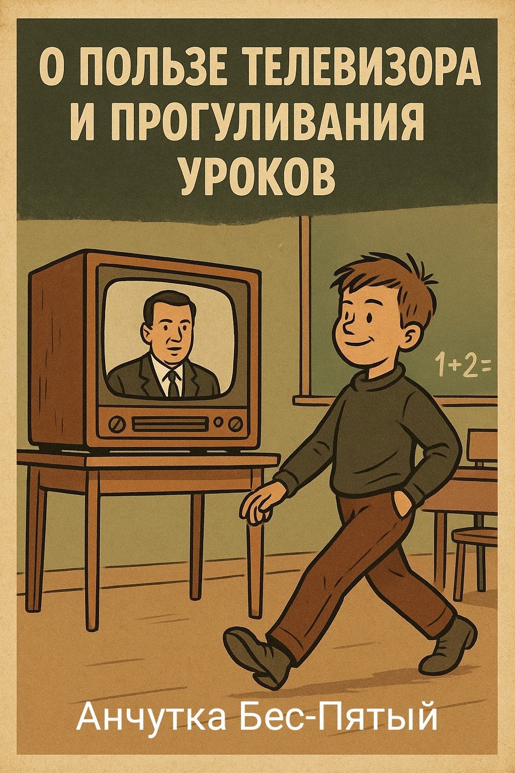 Обложка произведения О пользе телевизора и прогуливания уроков