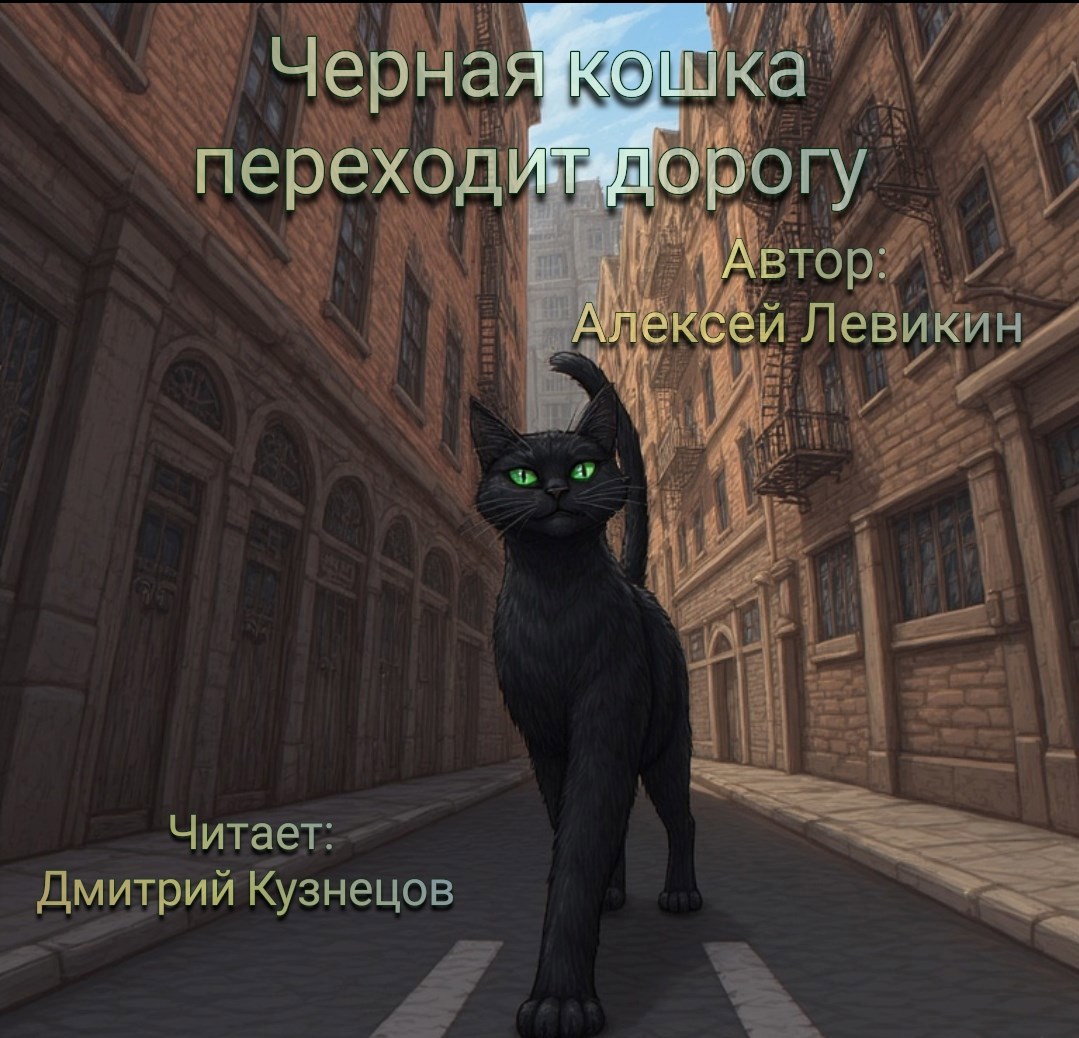 Обложка произведения Черная кошка переходит дорогу