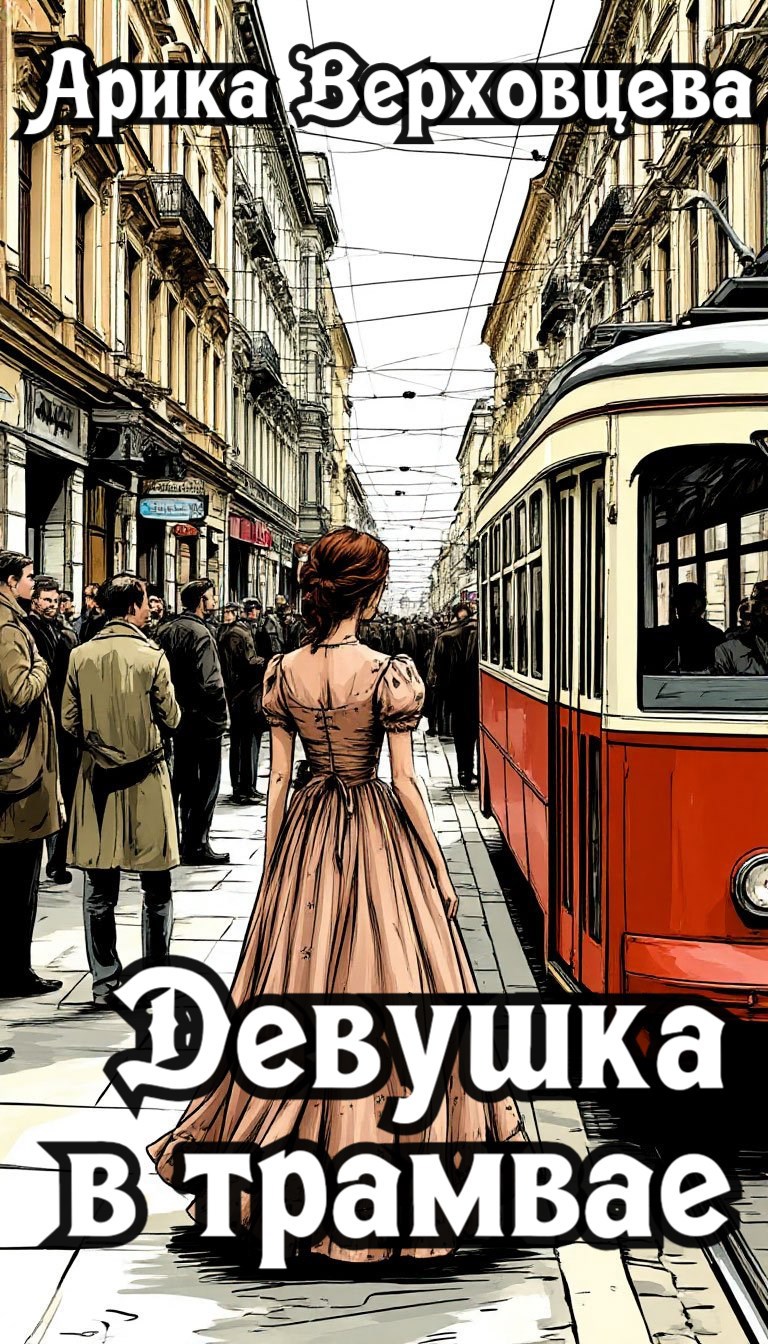 Обложка произведения Девушка в трамвае