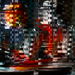 Девушка в белом