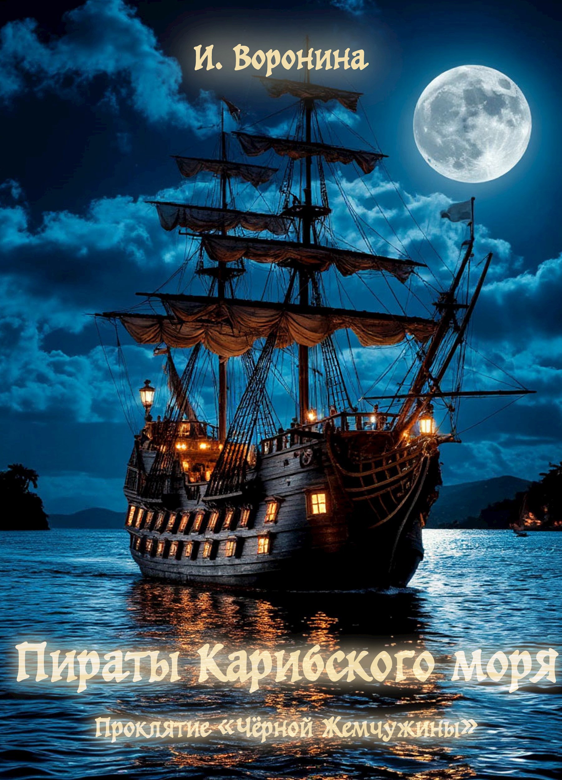 Обложка книги «Пираты Карибского моря. Проклятие "Чёрной Жемчужины"»