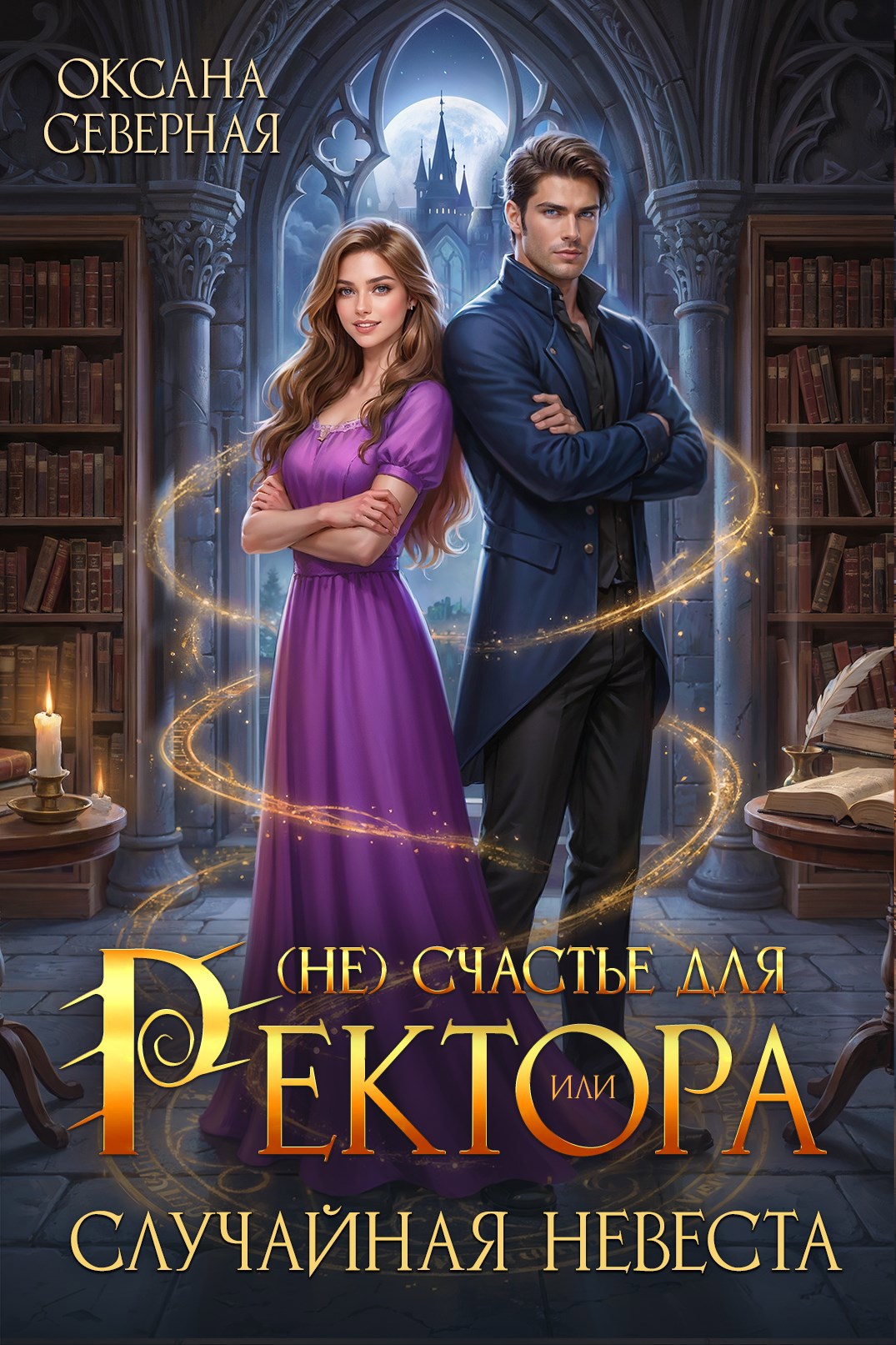 Обложка произведения (Не)счастье для ректора, или случайная невеста