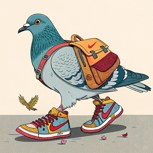 Обложка произведения Трагическая смерть голубя Георгия, или Как прогулять первый урок