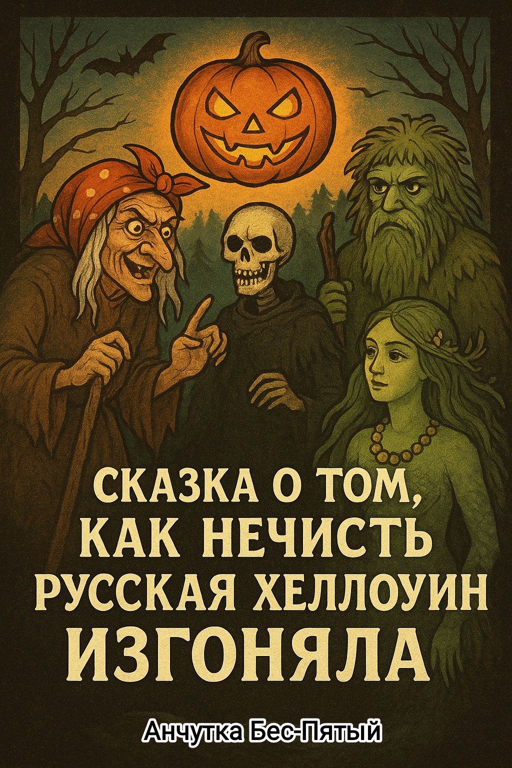 Обложка произведения Сказка о том, как нечисть русская хеллоуин изгоняла