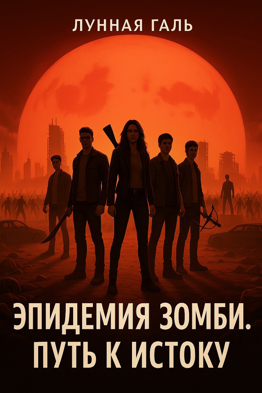 Обложка произведения Эпидемия зомби. Путь к Истоку