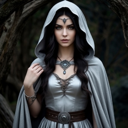 Лия в одеянии Жрицы Тэллы