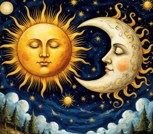 Обложка произведения Сказ о Солнце и Луне.