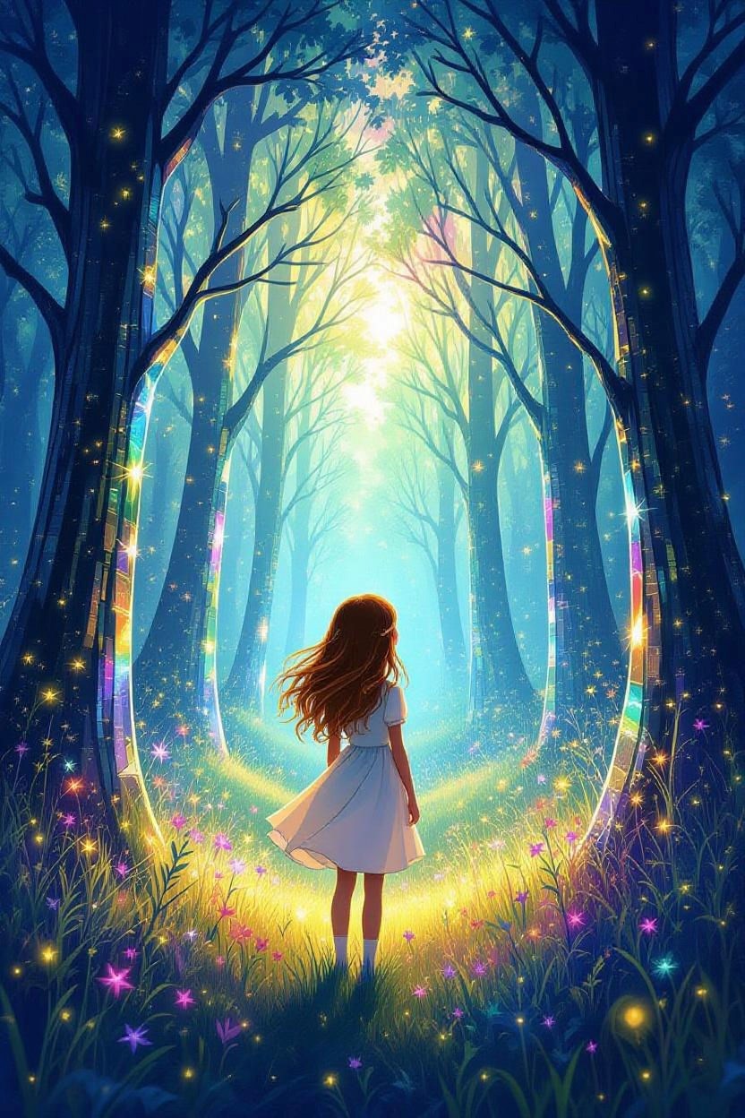 Обложка произведения Сказка о Марии и Зеркальном Лесе