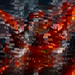 Адский корабль с крыльями