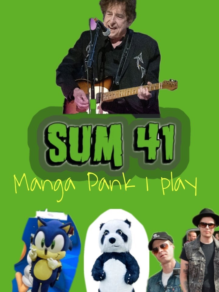 Обложка произведения Манга Панк рок Sum 41: история появление