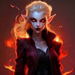 Инфернальная эльфийка.