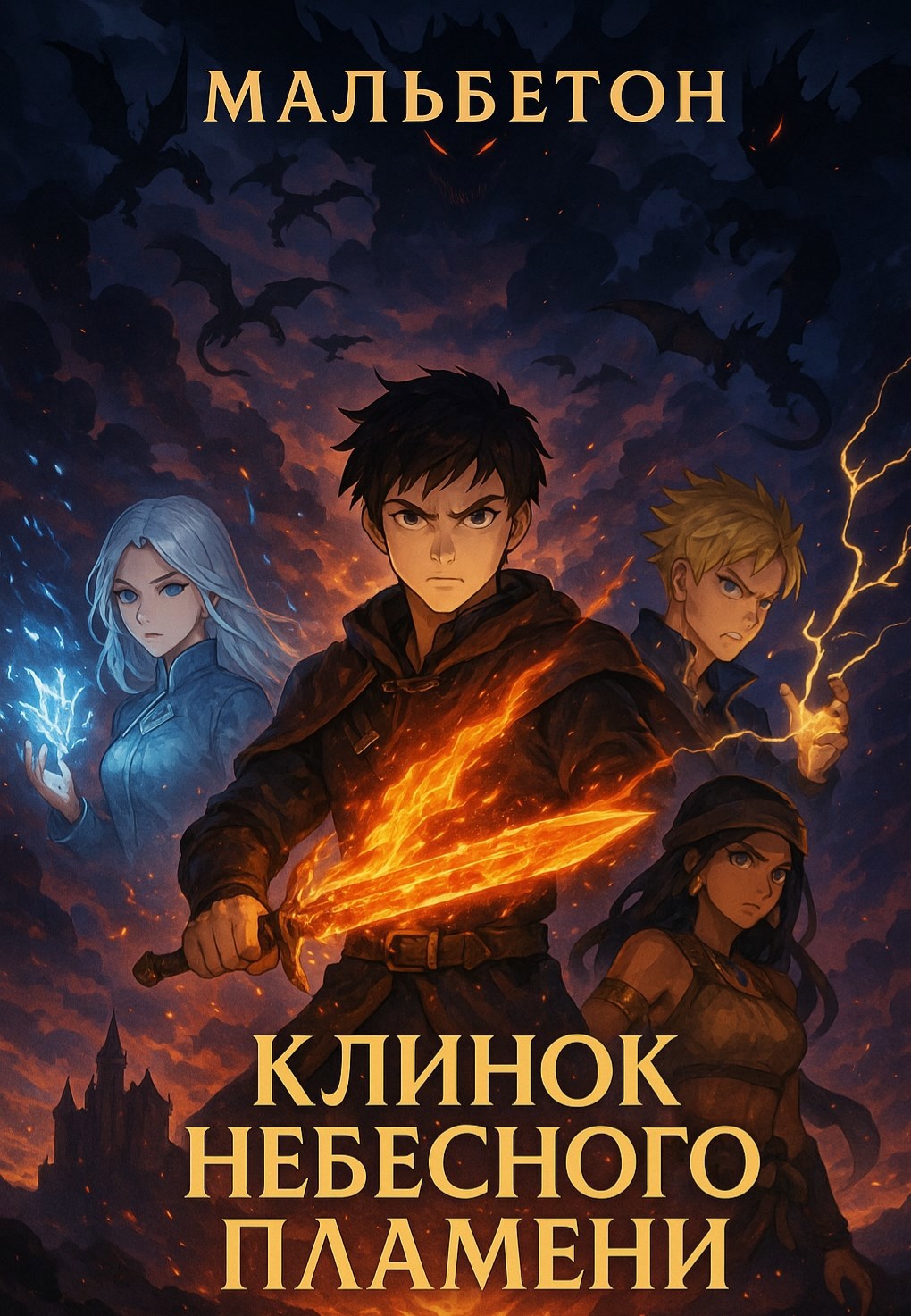 Обложка произведения Клинок Небесного Пламени