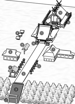 план японского храма