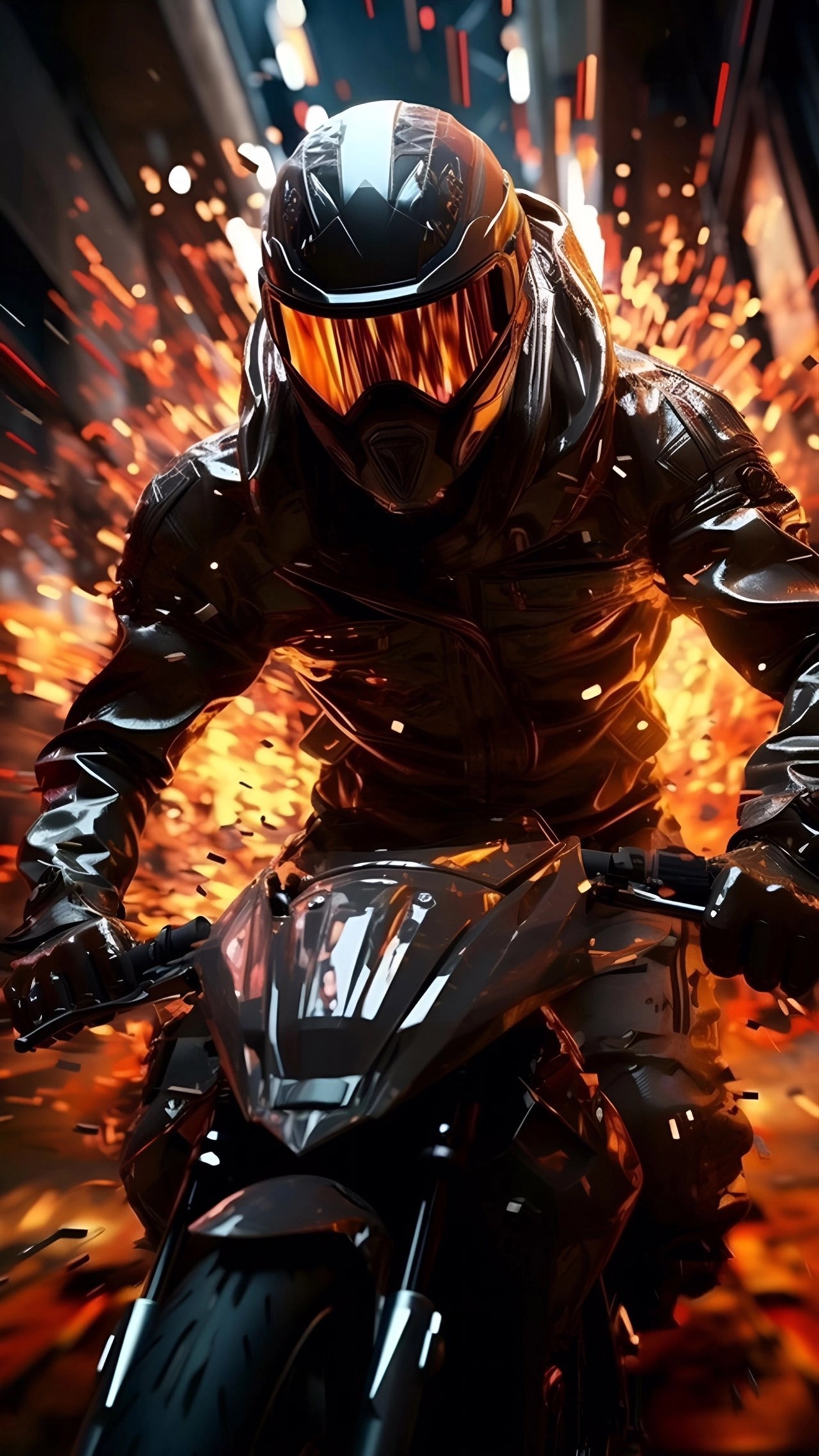 Обложка произведения Байкер