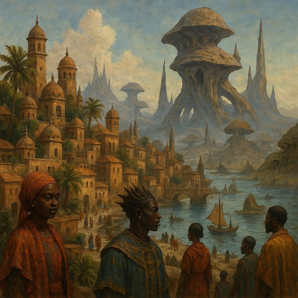 Обложка произведения Монровия и Морровинд: отзвуки Африки в фэнтезийном сеттинге