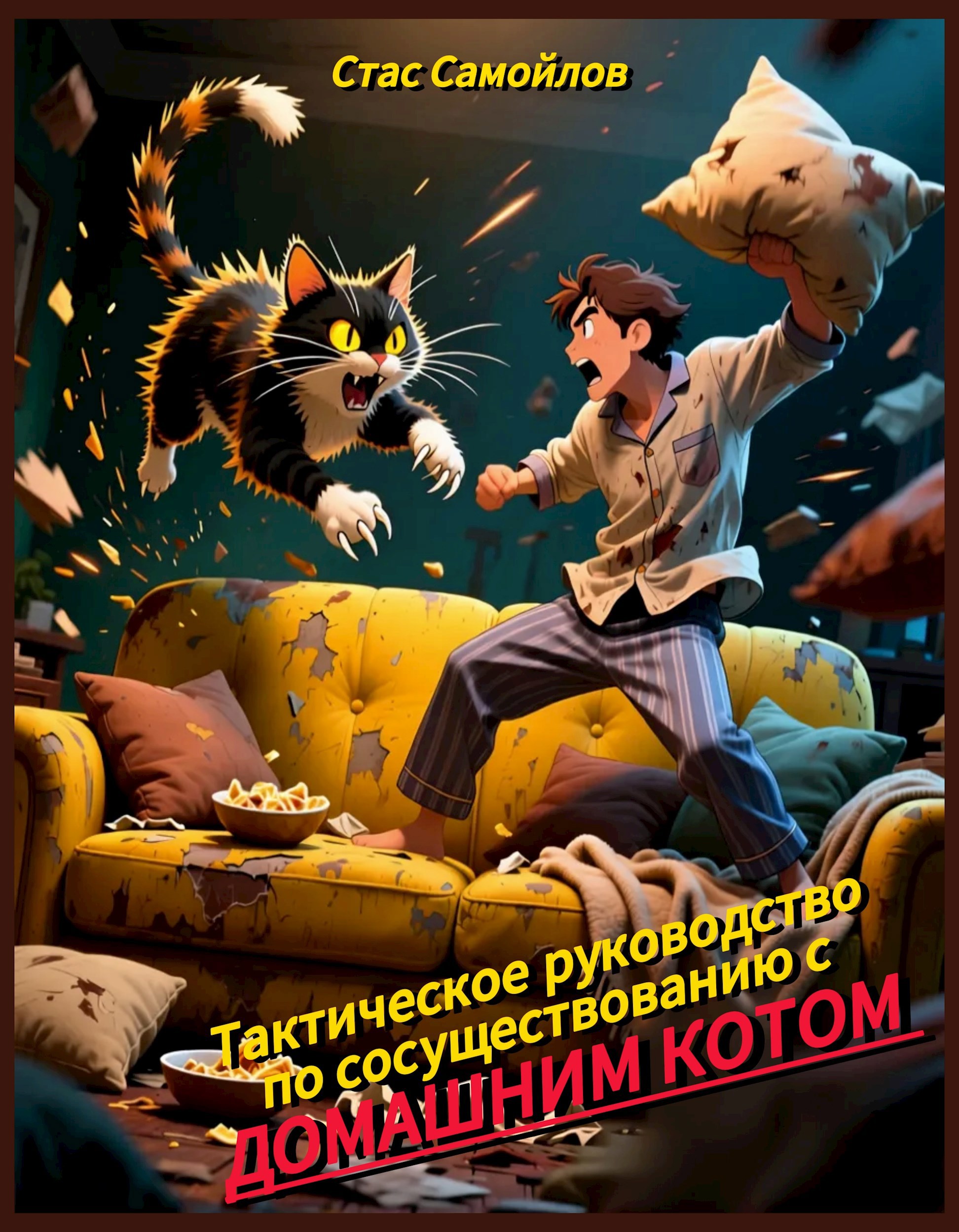 Обложка произведения Тактическое руководство по сосуществованию с домашним котом