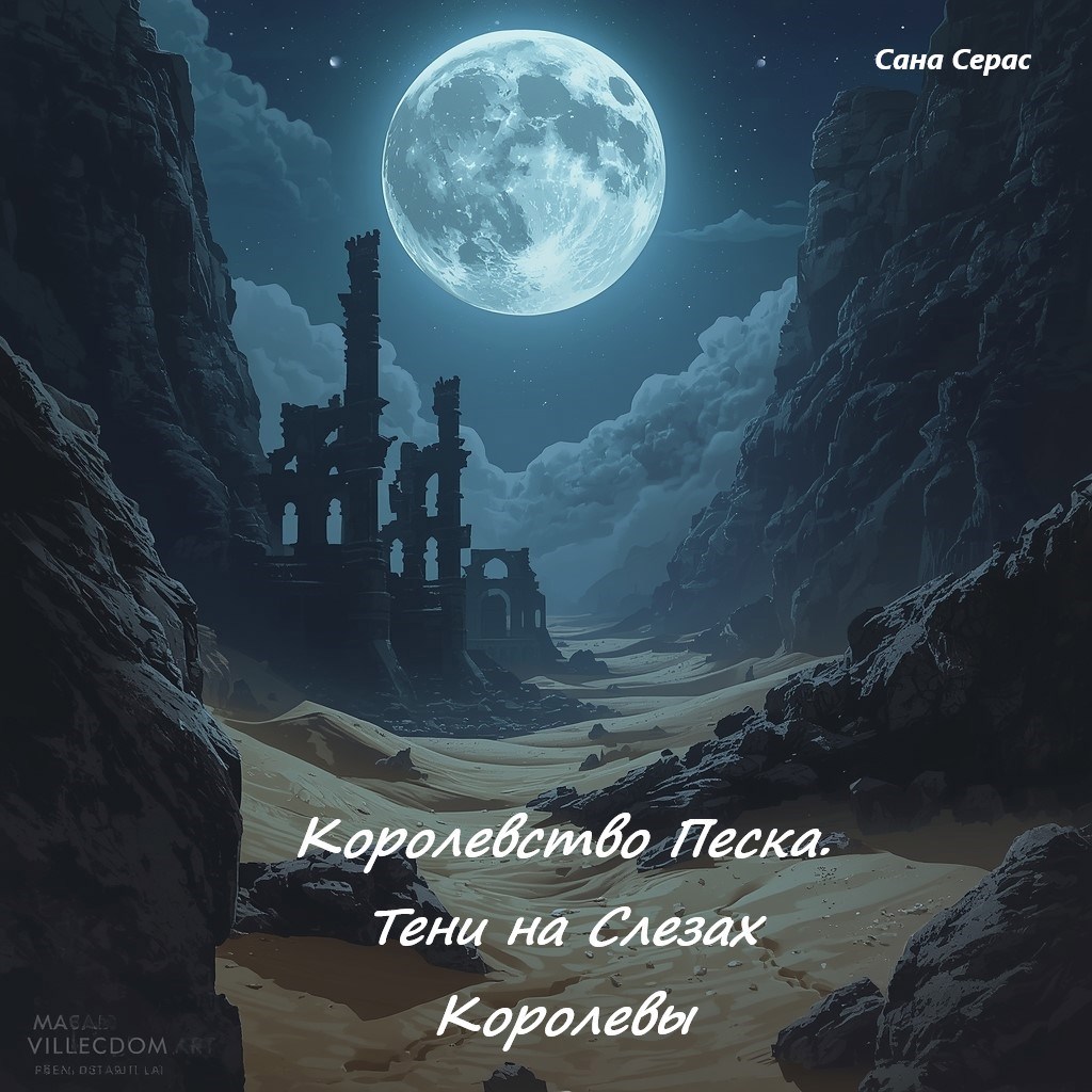 Обложка произведения Королевство песка. Тени на слезах королевы.