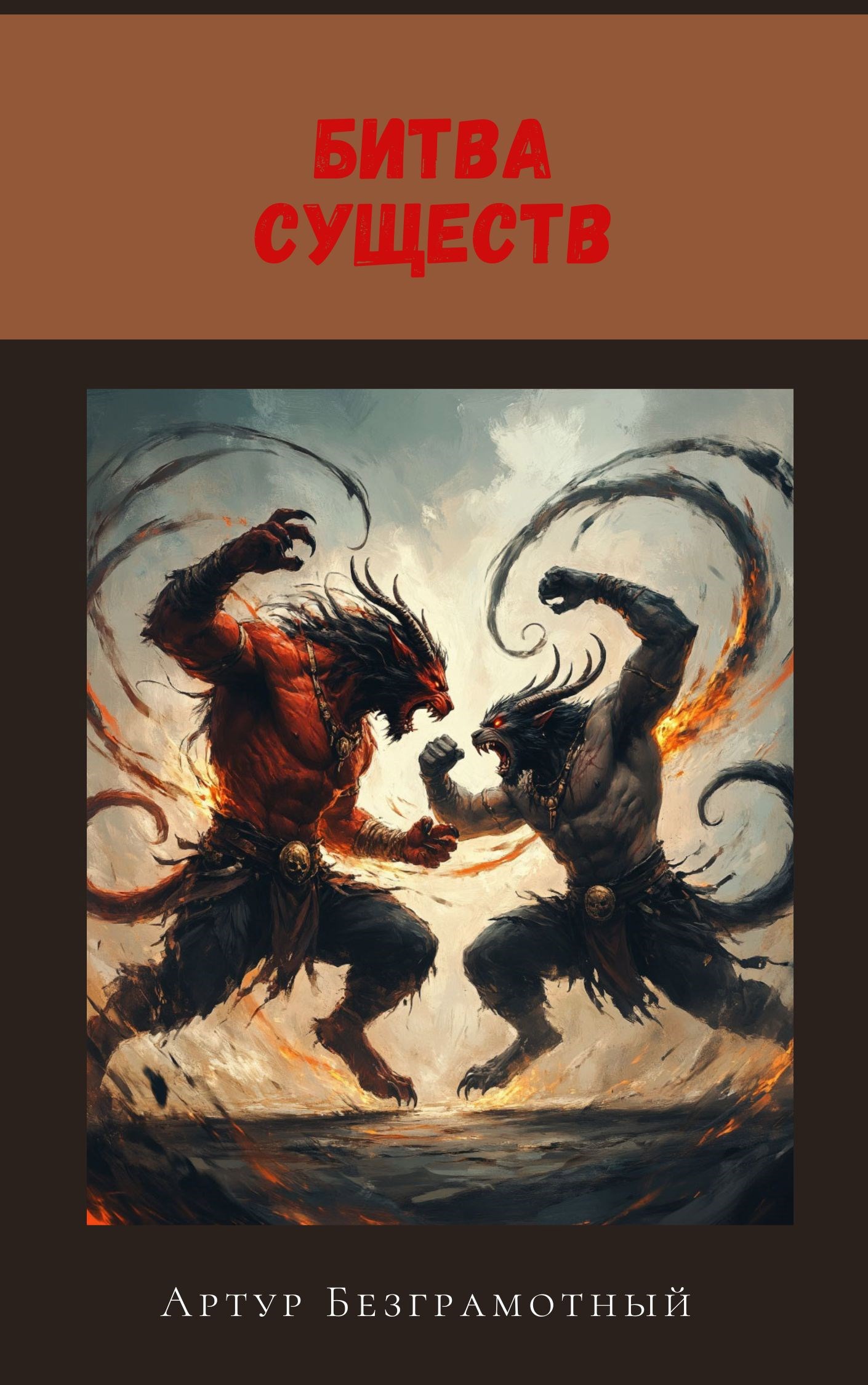 Обложка произведения Битва существ