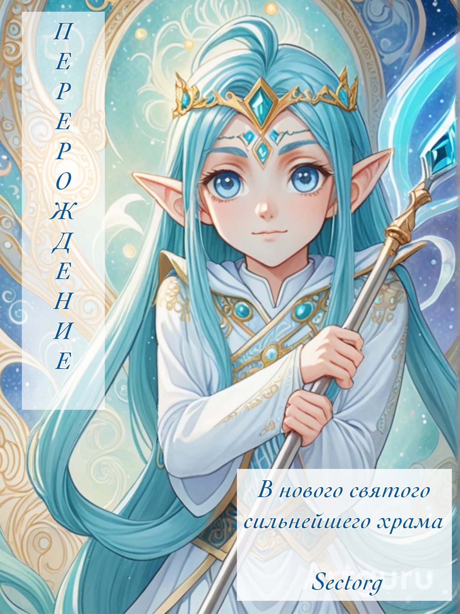 Обложка произведения Перерождение в нового святого сильнейшего храма