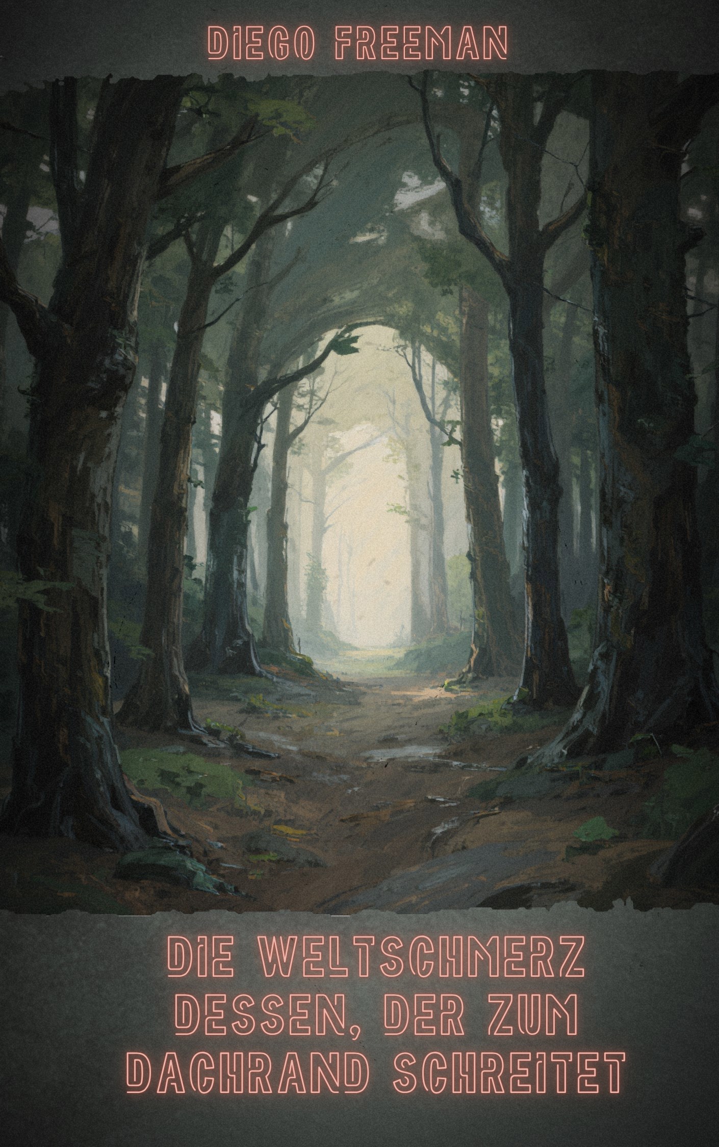 Обложка произведения Мировая скорбь идущего к краю крыши