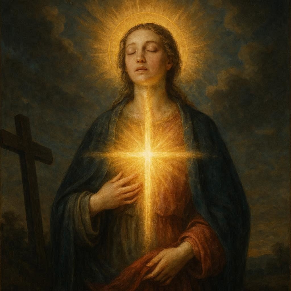 Обложка произведения Распять эго на кресте: аллегория христианства как внутреннего преображения