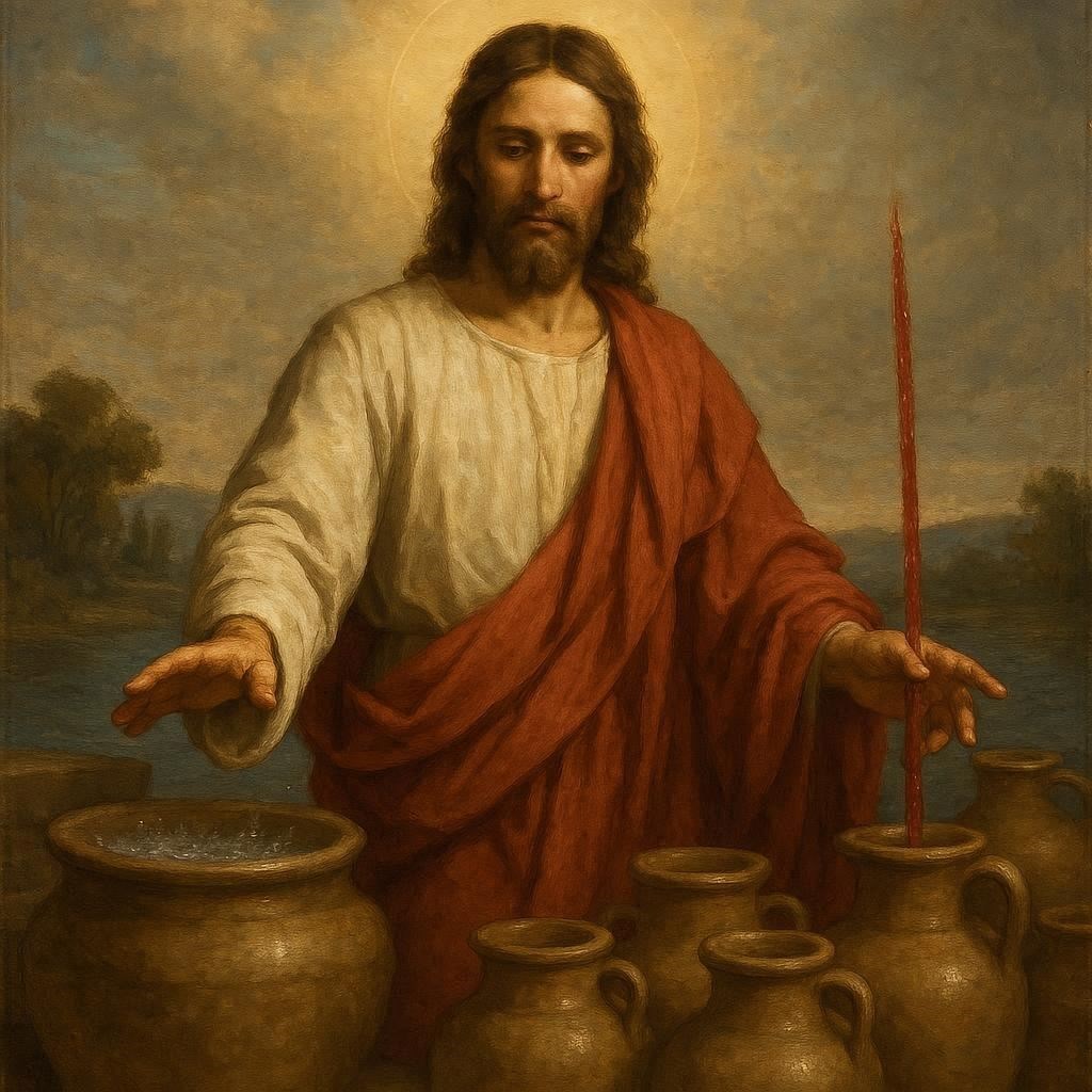 Обложка произведения Превращение воды в вино Христом — изменение сознания