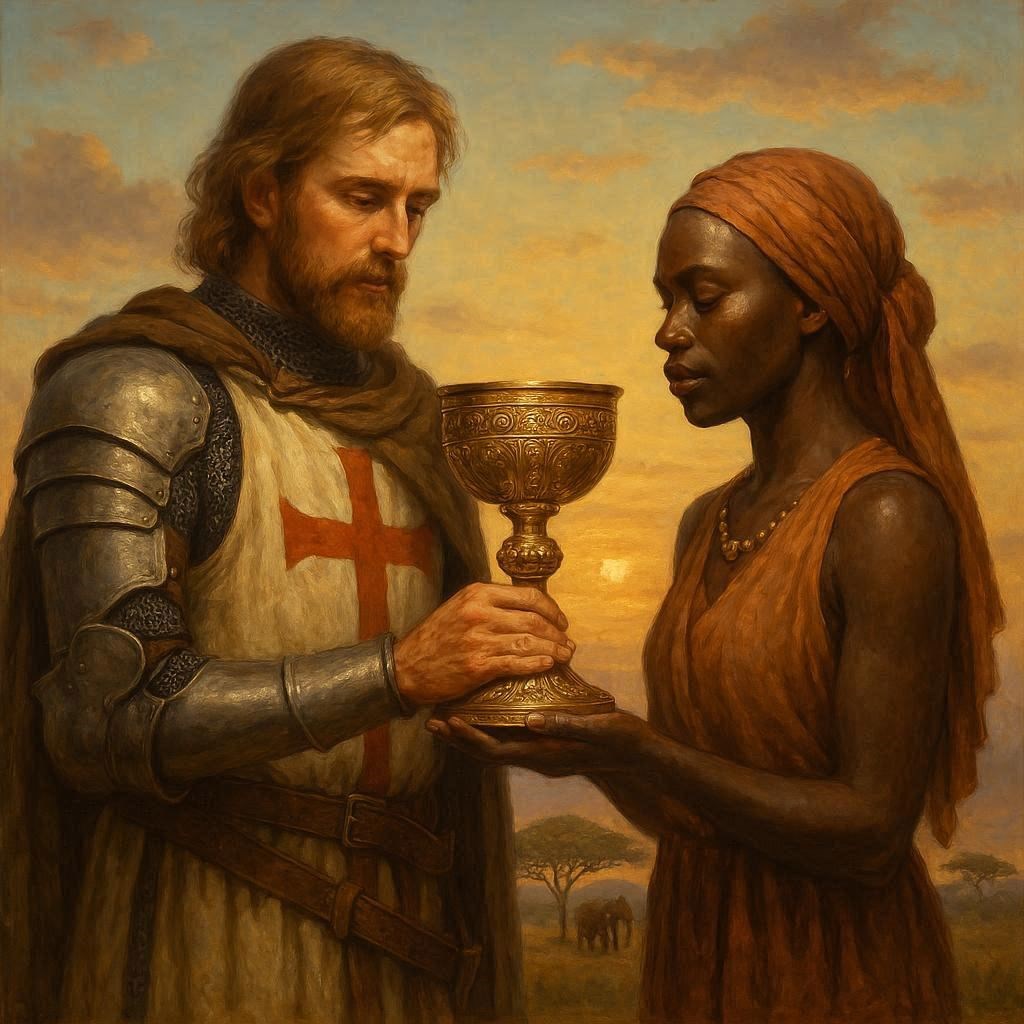 Обложка произведения Чаша Грааля нашего времени: путешествие в Африку как акт сострадания