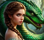 Обложка произведения Принцесса и Змей: Свет в Лесу Забвения