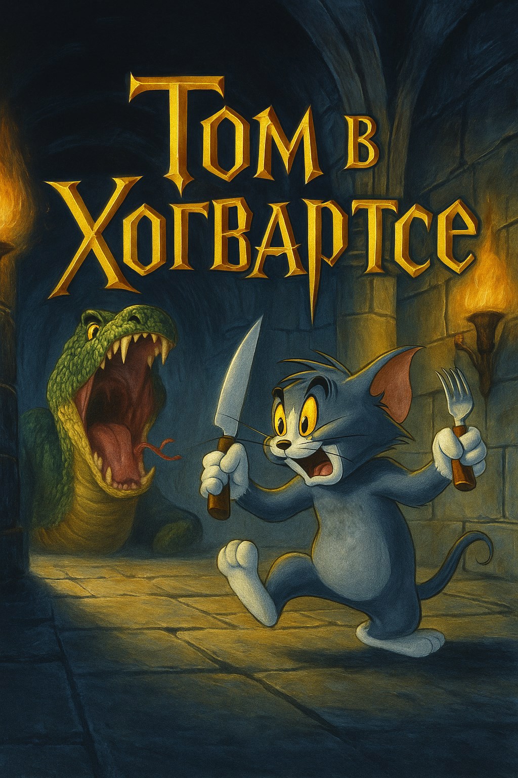 Обложка произведения Том в Хогвартсе!