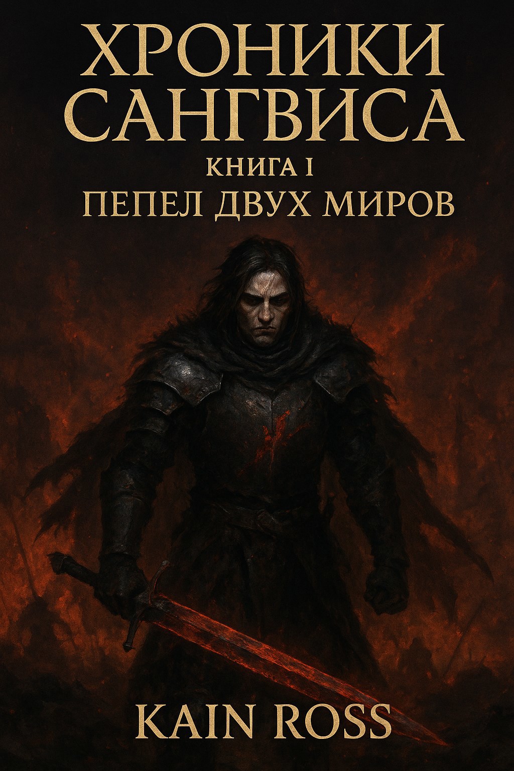 Обложка произведения «Хроники Сангвиса. Книга I: Пепел двух миров»