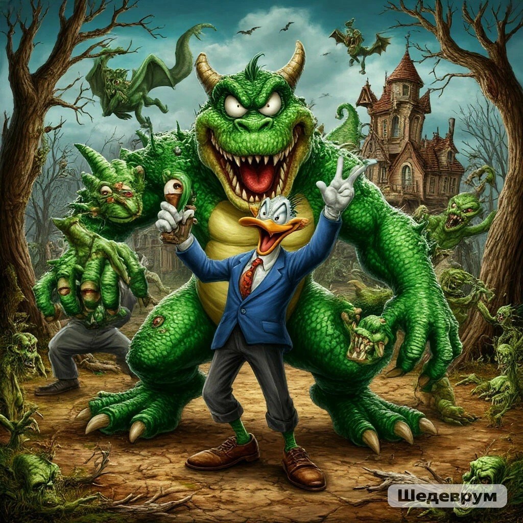 Обложка произведения Сказочные приключения Дональда Драка