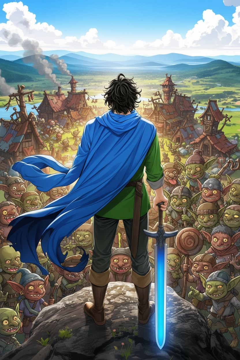 Обложка произведения Повелитель гоблинов (на голосование)