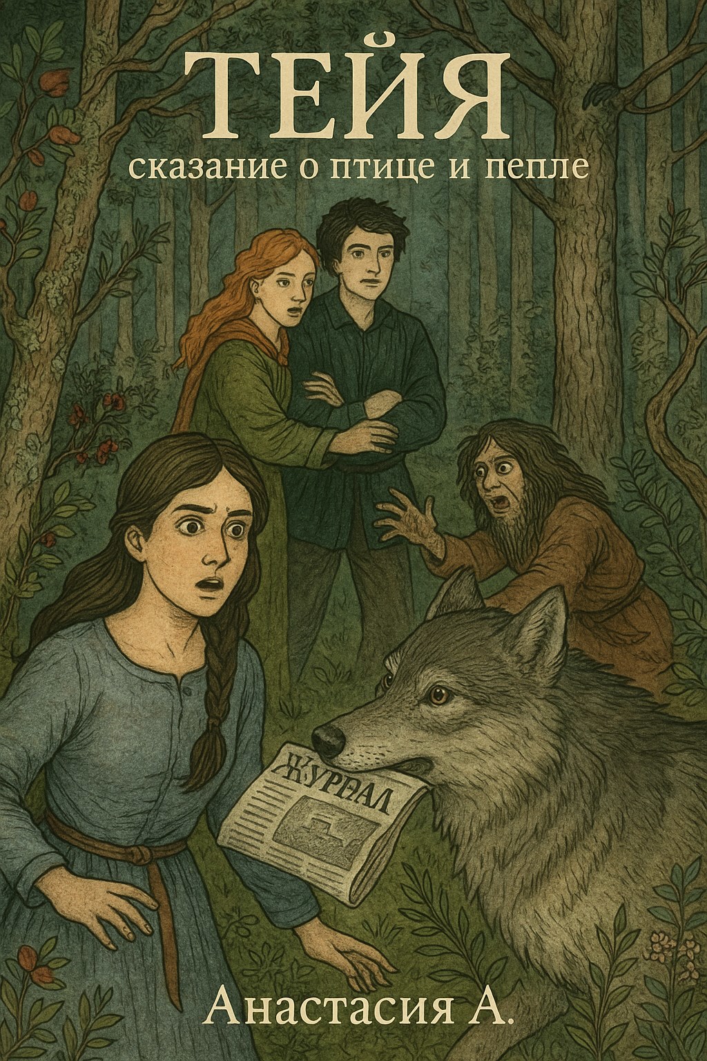 Обложка произведения Тейя: сказание о птице и пепле