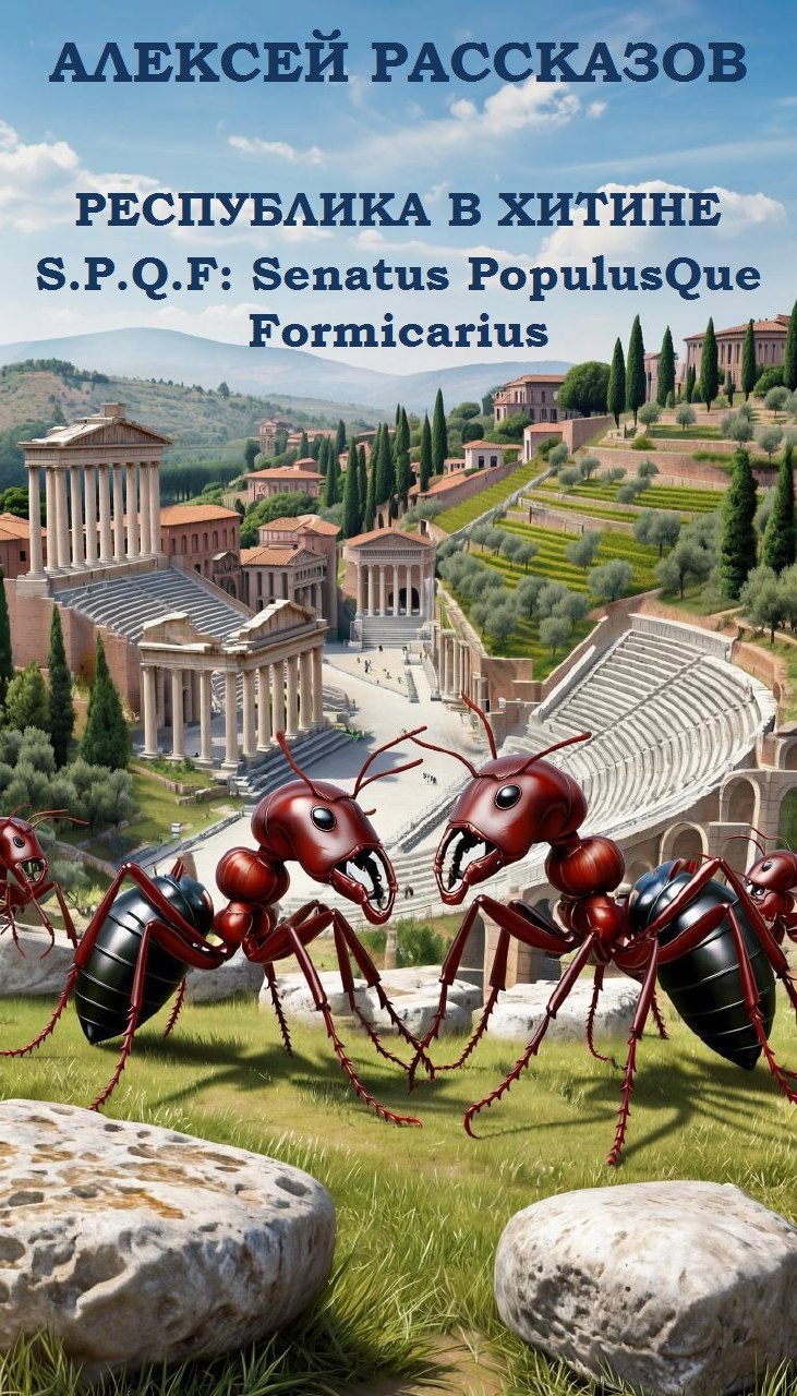 Обложка произведения РЕСПУБЛИКА В ХИТИНЕ (S.P.Q.F: Senatus PopulusQue Formicarius)