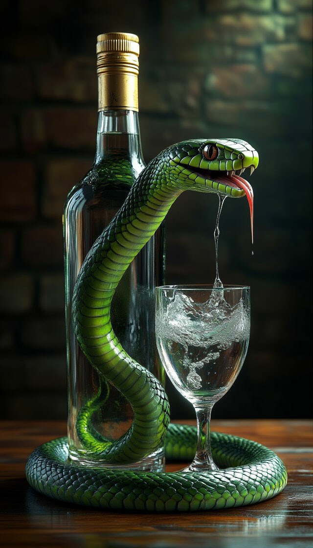 Обложка произведения Зеленый змей